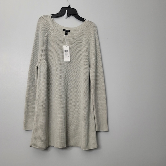 Eileen Fisher Peruvian Organic Cotton Blend Crew Neck Sweater Top - Picture 5 of 13